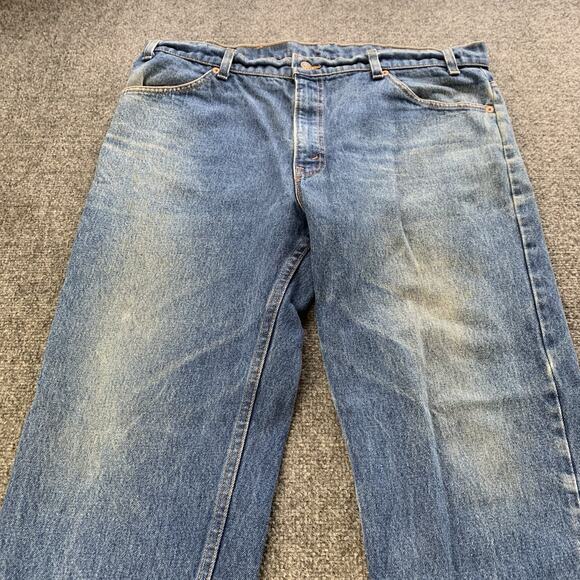 Vintage Levi's 506 Orange Tab Denim Jeans Made in USA Straight Mens Size 40x30 - Picture 8 of 16